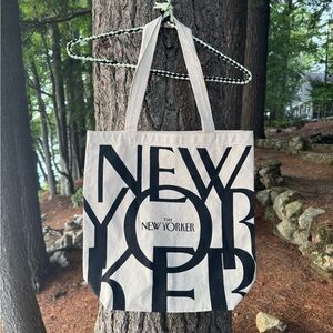 The New Yorker Canvas Tote Bag